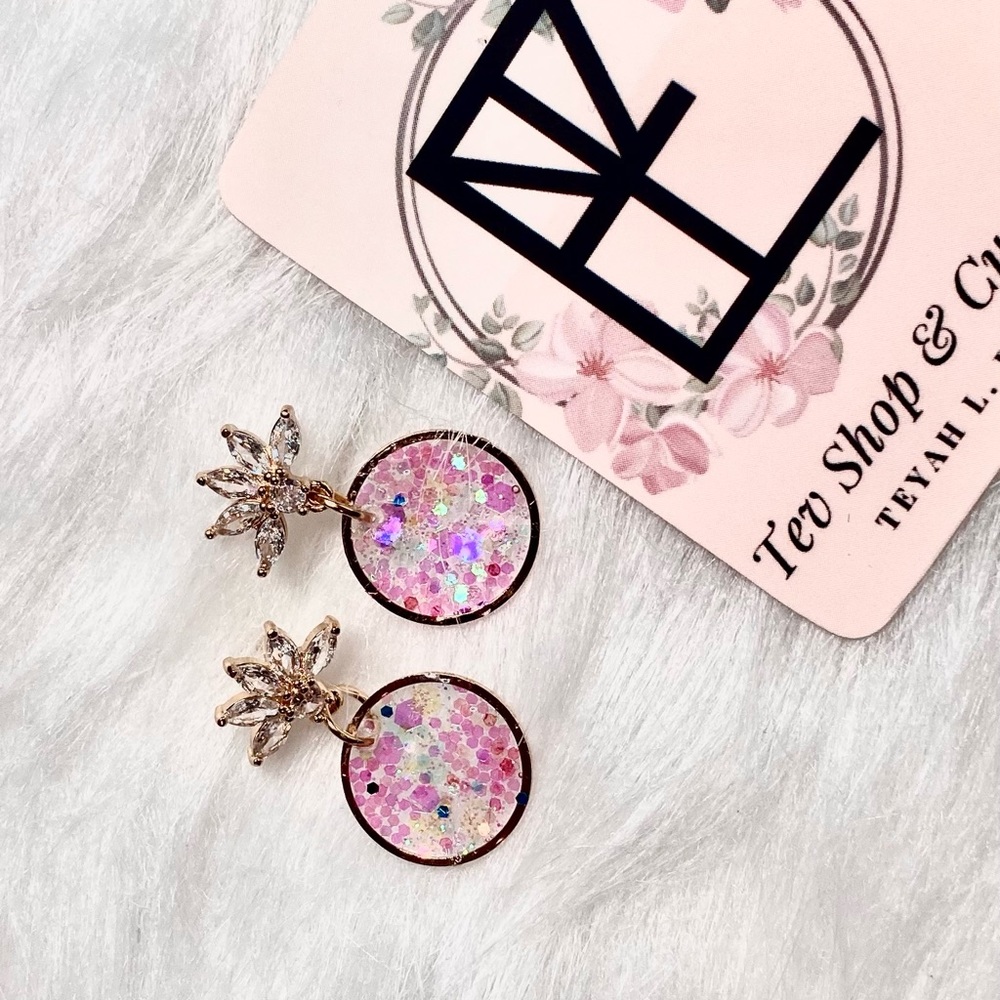 *HANDMADE* Pink Earrings